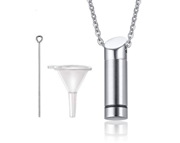 Buy Online High Quality Pet Ashes Jewelry.  Glass Vial Memorial Bottle Cremation Pet Urn Jewelry. - Mydawgz