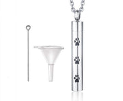 Buy Online High Quality Pet Ashes Jewelry.  Glass Vial Memorial Bottle Cremation Pet Urn Jewelry. - Mydawgz