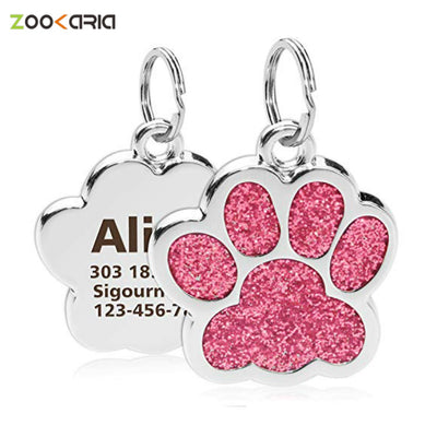 Buy Online High Quality Personalized Dog Cat Tags Engraved Cat Dog Pet ID Name Collar - Mydawgz
