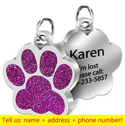 Buy Online High Quality Personalized Dog Cat Tags Engraved Cat Dog Pet ID Name Collar - Mydawgz