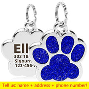Buy Online High Quality Personalized Dog Cat Tags Engraved Cat Dog Pet ID Name Collar - Mydawgz