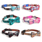 Buy Online High Quality Dog Collar Leash Set Pets Dogs Bowtie Collar Leather Collar Leash - Mydawgz