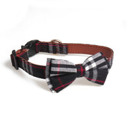 Buy Online High Quality Dog Collar Leash Set Pets Dogs Bowtie Collar Leather Collar Leash - Mydawgz