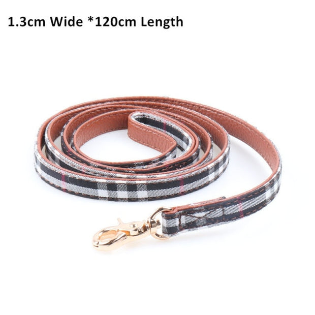 Buy Online High Quality Dog Collar Leash Set Pets Dogs Bowtie Collar Leather Collar Leash - Mydawgz