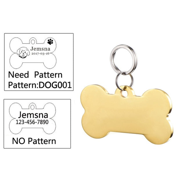 Buy Online High Quality Engraved DOG Tag Puppy Cat Kitten Pet Tag Pet ID Tag Dog Tags - Mydawgz