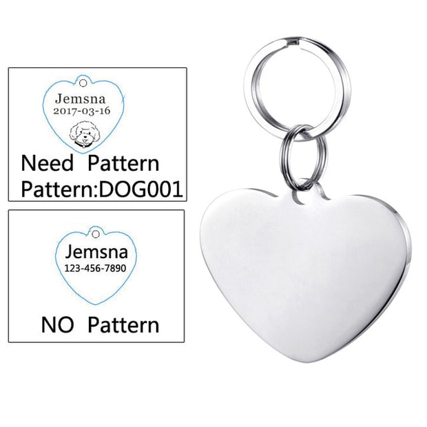 Buy Online High Quality Engraved DOG Tag Puppy Cat Kitten Pet Tag Pet ID Tag Dog Tags - Mydawgz