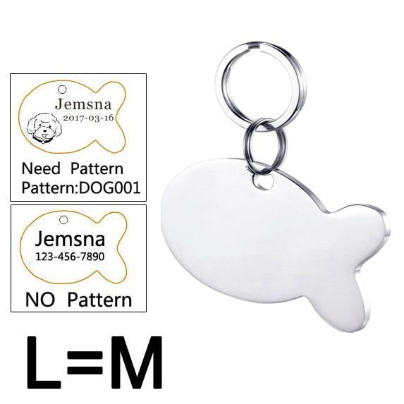 Buy Online High Quality Engraved DOG Tag Puppy Cat Kitten Pet Tag Pet ID Tag Dog Tags - Mydawgz