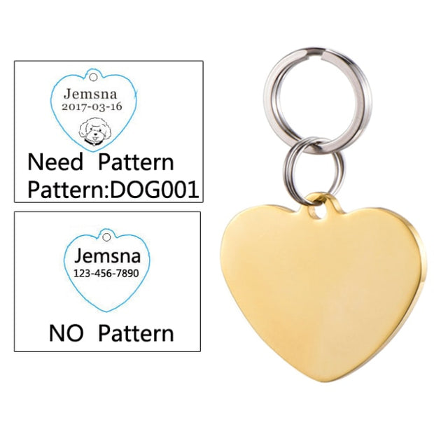 Buy Online High Quality Engraved DOG Tag Puppy Cat Kitten Pet Tag Pet ID Tag Dog Tags - Mydawgz