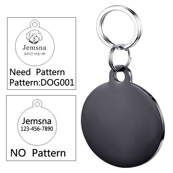 Buy Online High Quality Engraved DOG Tag Puppy Cat Kitten Pet Tag Pet ID Tag Dog Tags - Mydawgz