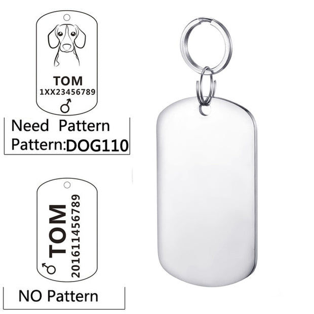 Buy Online High Quality Engraved DOG Tag Puppy Cat Kitten Pet Tag Pet ID Tag Dog Tags - Mydawgz