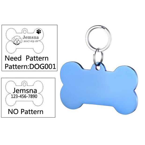 Buy Online High Quality Engraved DOG Tag Puppy Cat Kitten Pet Tag Pet ID Tag Dog Tags - Mydawgz