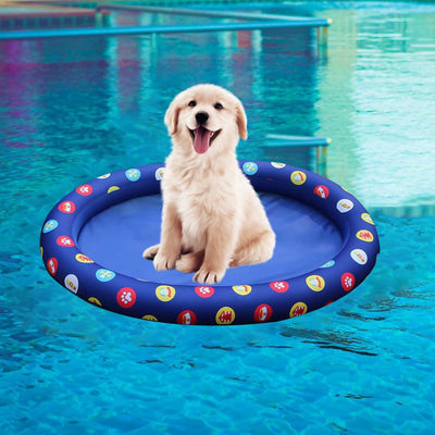 Buy Online High Quality Swimming Pool Pet Inflatable Floating Raft Water Dog Play Cushion - Mydawgz