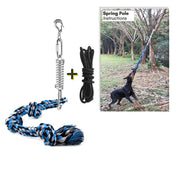 Buy Online High Quality Pet Police Dog Traning Tools Spring Pole Dog Rope Toy Dog Tug Of War Toys Outdoor Pet Exercise Rope Bungee Jumping Dog Rope Toy - Mydawgz