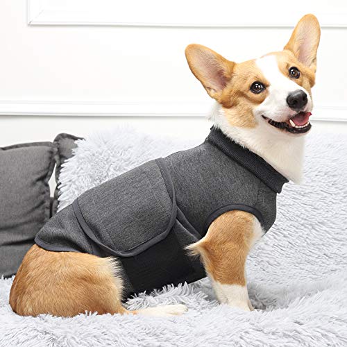 Buy Online High Quality Dog Anxiety Vest Jacket Dogs Cats thunder and fireworks shirt - Mydawgz