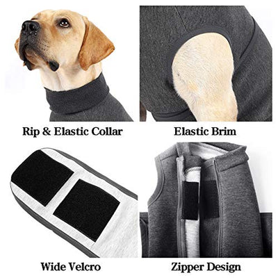 Buy Online High Quality Dog Anxiety Vest Jacket Dogs Cats thunder and fireworks shirt - Mydawgz